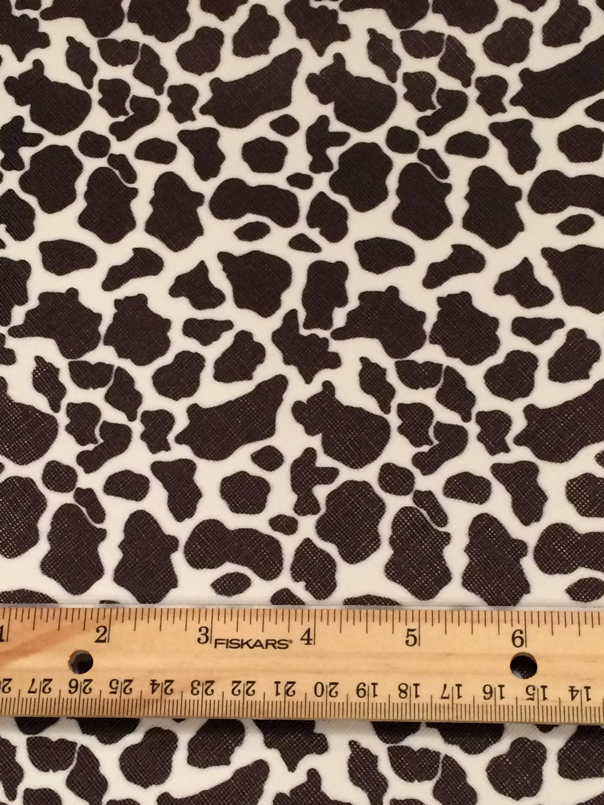 Cow Print faux leather printed vinyl roll 11×52 – The Crazy Craft Lady